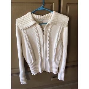 Winter white sweater